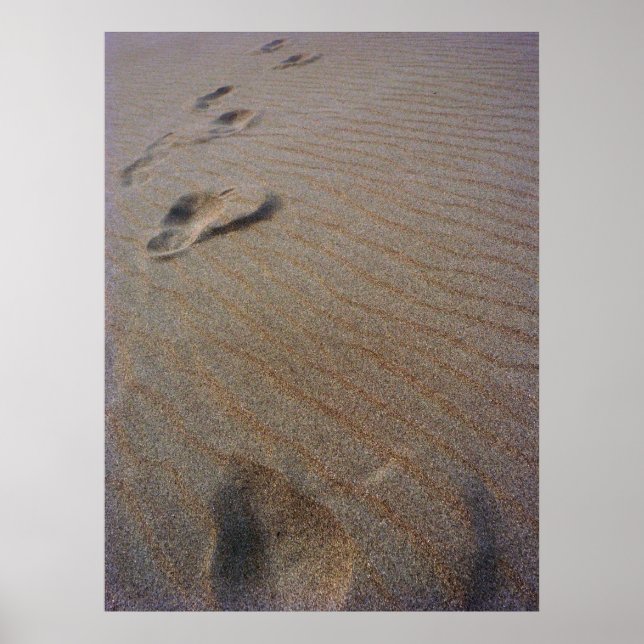 Póster Caminar por la playa (Frente)