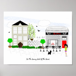 Póster Caminar Siempre Por El Lado Soleado De La Calle