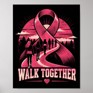 Póster Caminata de Conciencia del Cáncer de Mama Juntos C