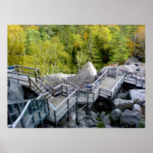 Póster Caminata de Cuevas Polares, Plymouth, New Hampshir