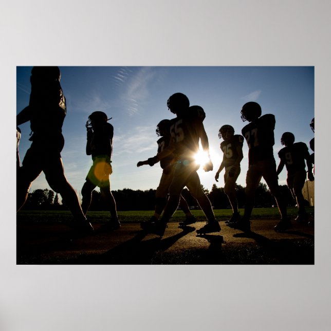 Póster Caminata de fútbol (Frente)