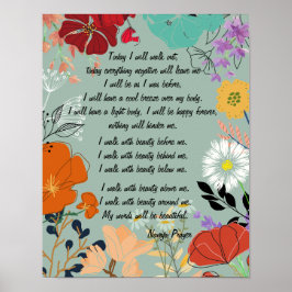 Póster Caminata De Oración Navajo En Poster De Belleza