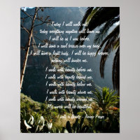 Caminata De Oración Navajo En Poster De Belleza