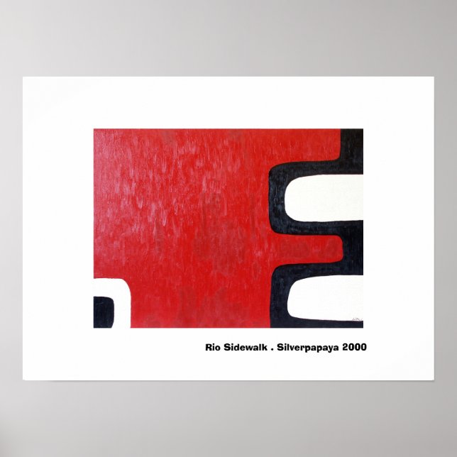 Póster Caminata de Río. Silverpapaya 2000 (Frente)