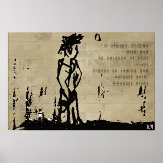 Póster Caminata de sombras