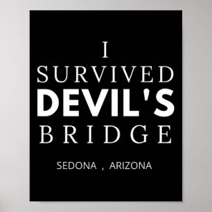 Póster Caminata del Puente del Diablo Sedona Arizona País