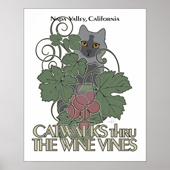 Póster Caminatas a través de The Wine Vines (Frente)