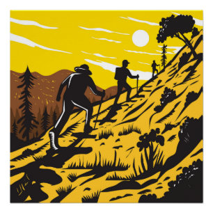 Póster Caminatas por el sendero de la niebla en Yosemite