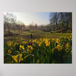 Póster Caminé sola como una nube de William Wordsworth