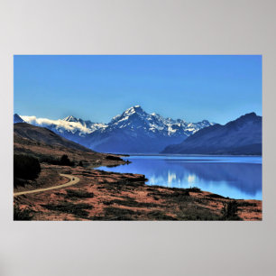 Póster Camino a Aoraki