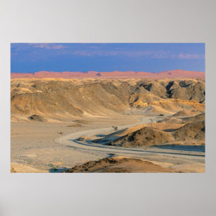 Póster Camino a casa a través del desierto, Namib-Naukluf