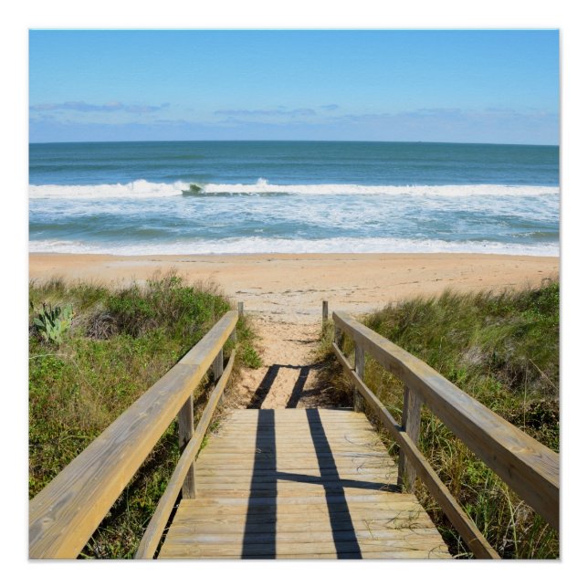 Póster Camino a la playa (Anverso)