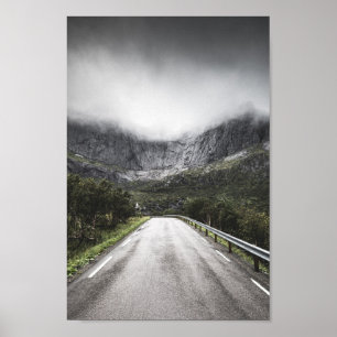 Póster Camino a Nusfjord