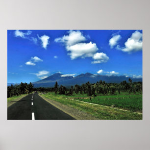 Póster Camino a Rinjani
