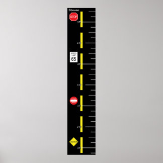 Póster Camino al crecimiento, gráfico de crecimiento