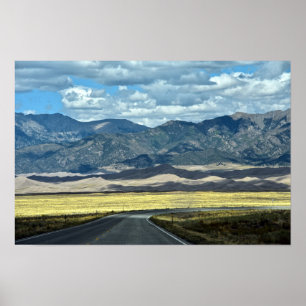 Póster Camino al Great Sand Dunes National Park, do
