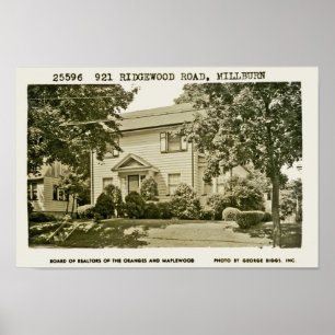 Póster Camino CA 1952 de 921 Ridgewood