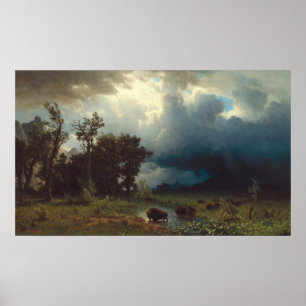 Póster Camino de Búfalo - Poster Bella Artes Albert Biers