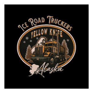 PÓSTER CAMINO DE CAMINO DE HIELO - ALASKA
