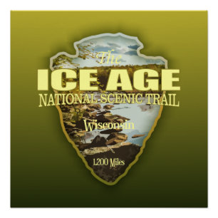 Póster Camino de la edad del hielo (punta de flecha)