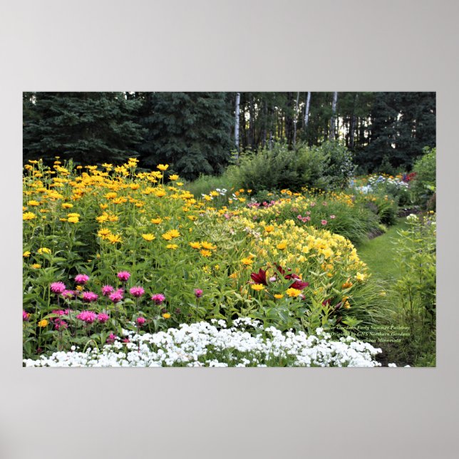 Póster Camino de los Jardines de Verano Temprano (Frente)
