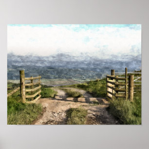 PÓSTER CAMINO DE MONTAÑA