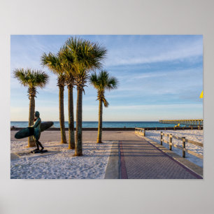 Póster Camino De Pavimento Hasta El Poster De Pensacola B