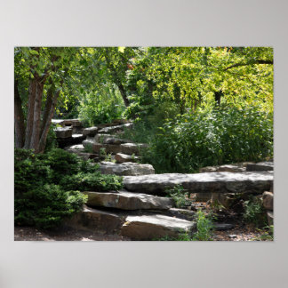 Póster Camino de piedra en Poster de la naturaleza