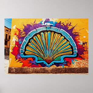 Póster Camino de Santiago