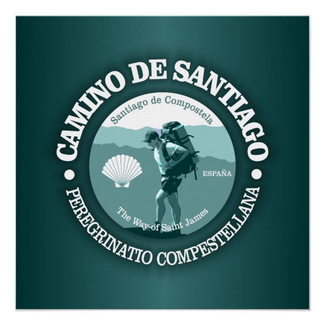 Póster Camino de Santiago (Anverso)