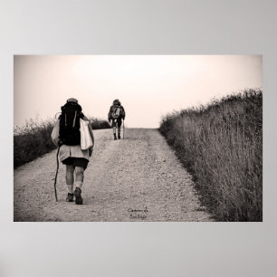 Póster Camino de Santiago