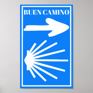 Póster Camino de Santiago
