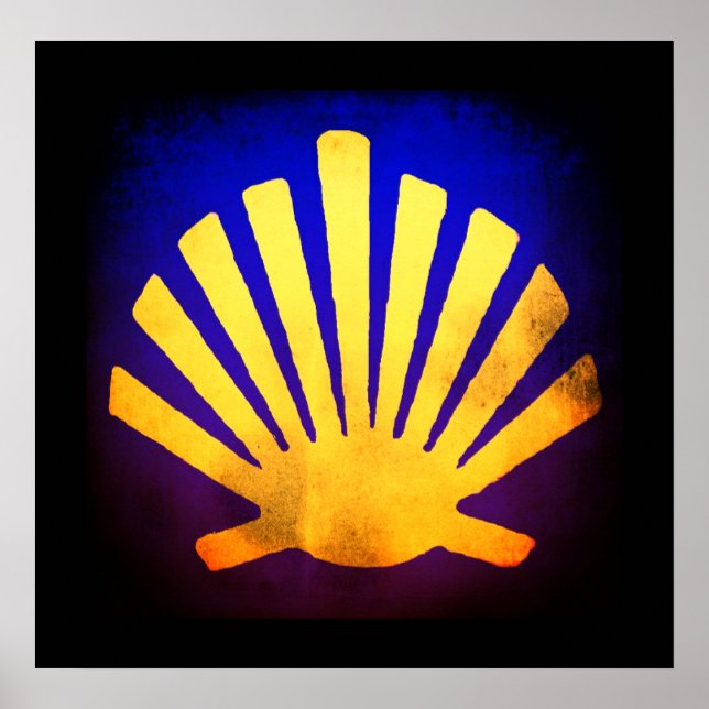 Póster Camino de Santiago El camino de san James 0248 (Frente)