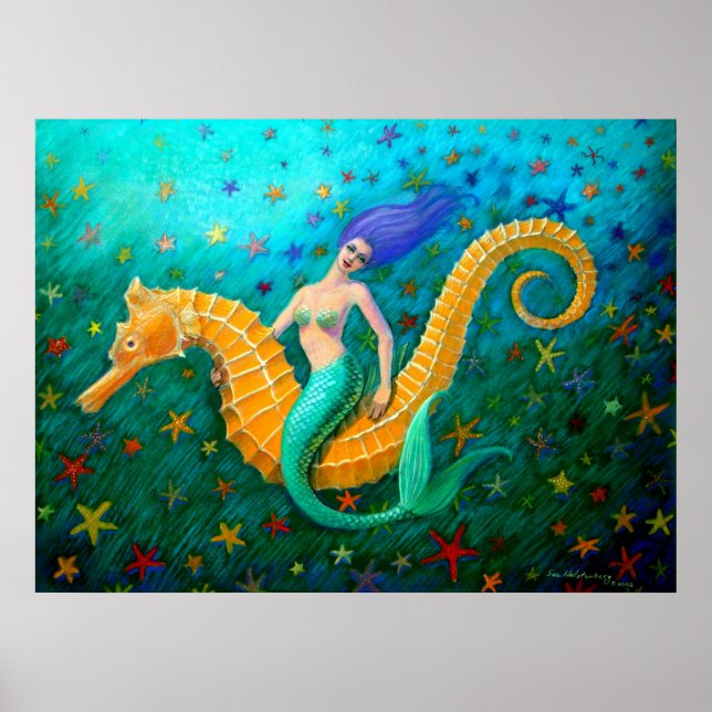 Póster Camino de sirena - Hipomposo mágico (Frente)