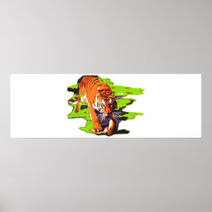 Póster Camino de tigres