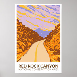 Póster Camino del Área Nacional de Conservación del Cañón