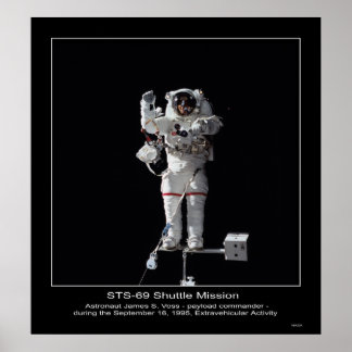 Póster Camino del Astronauta James S. Voss