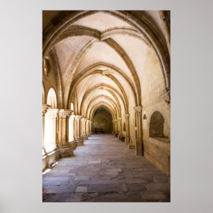 Póster Camino del claustro de la antigua catedral