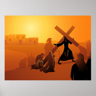Póster Camino del Poster de la 8ª Estación