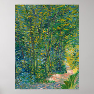 Póster Camino en el bosque, 1887 por Vincent van Gogh
