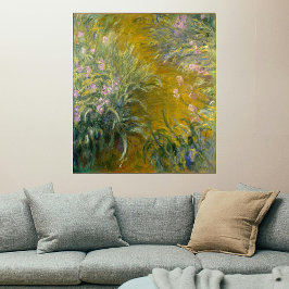 Póster Camino entre los Iris, Monet