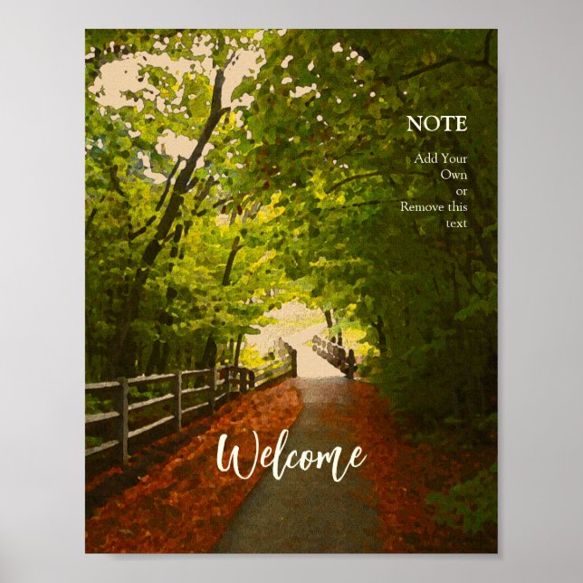 Póster CAMINO FORESTAL Otoño 07 - Poster (Frente)