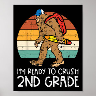 Póster Camino Grande Sasquatch Crush 2º Grado Segundo Pri