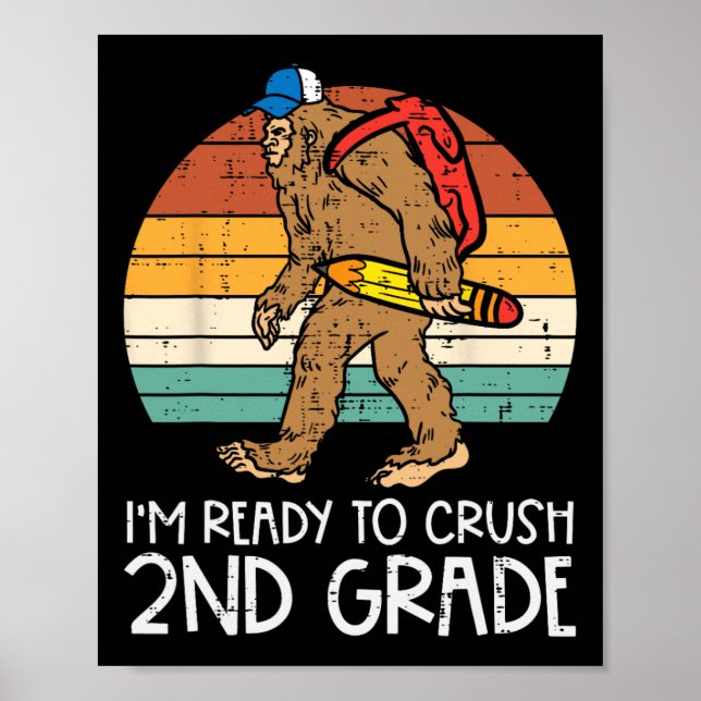 Póster Camino Grande Sasquatch Crush 2º Grado Segundo Pri (Frente)