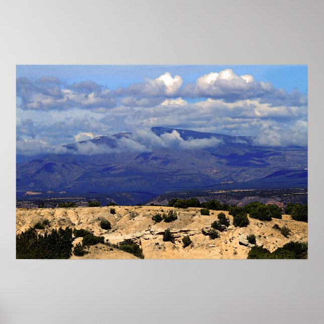 Póster Camino hacia Taos, Nuevo México (Frente)