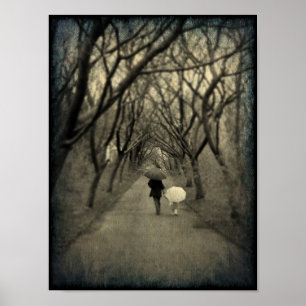 Póster Camino húmedo