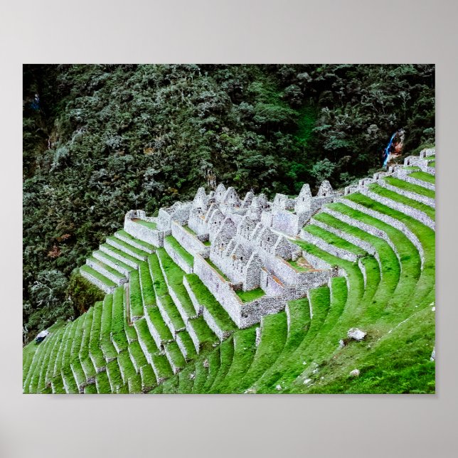 Póster Camino Inca Machu Picchu Perú - Fotografía de viaj (Frente)