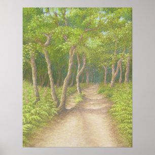 Póster Camino por los árboles, Poster de Leith Hill