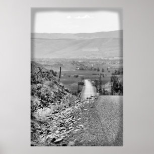 Póster Camino sucio de vuelta a la ciudad...