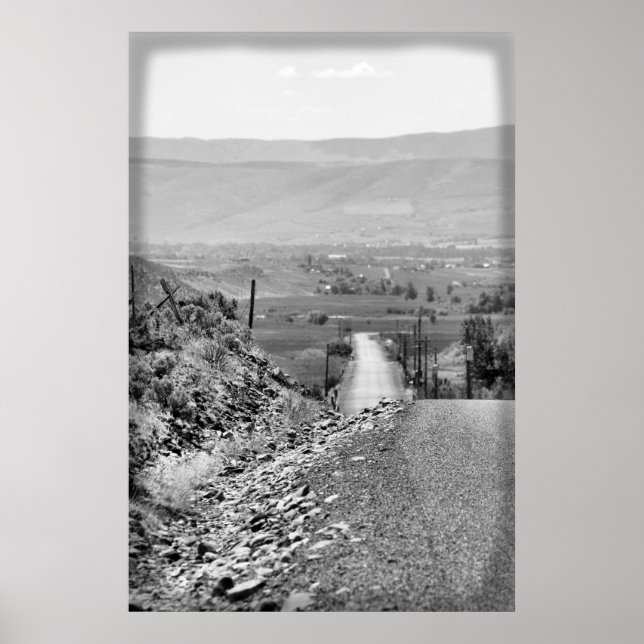 Póster Camino sucio de vuelta a la ciudad...